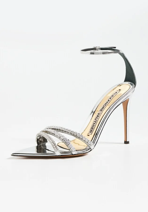 Alexandre Vauthier Crystal Embellished Sandals - Image 5