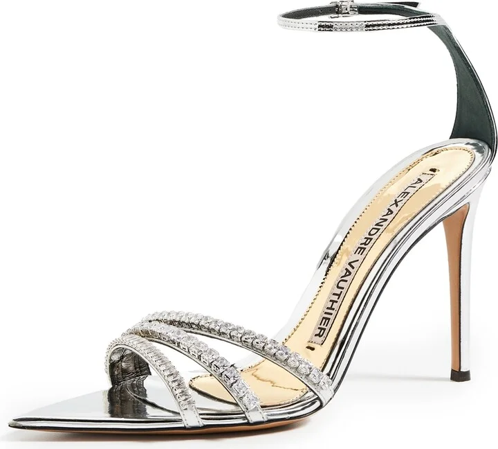 Alexandre Vauthier Crystal Embellished Sandals