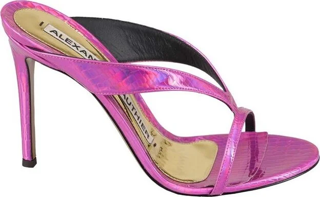 Alexandre Vauthier Embossed Heeled Sandals