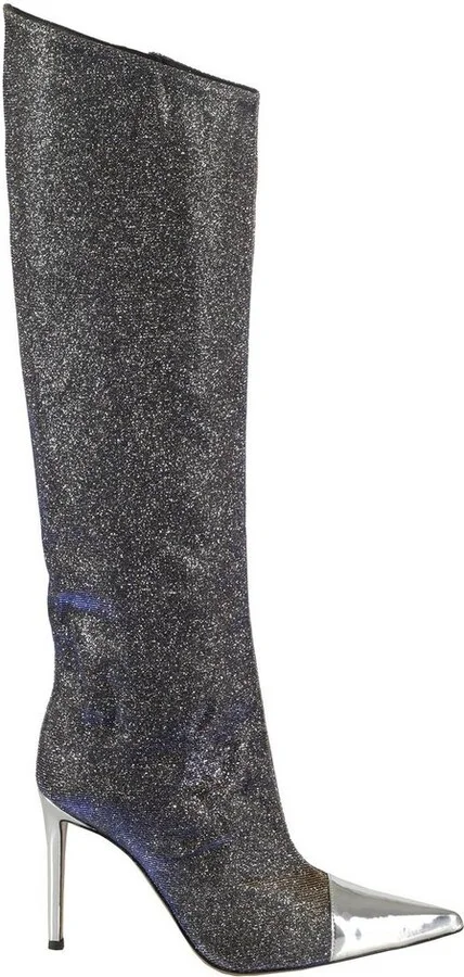 Alexandre Vauthier Pointed-Toe High-Knee Boots