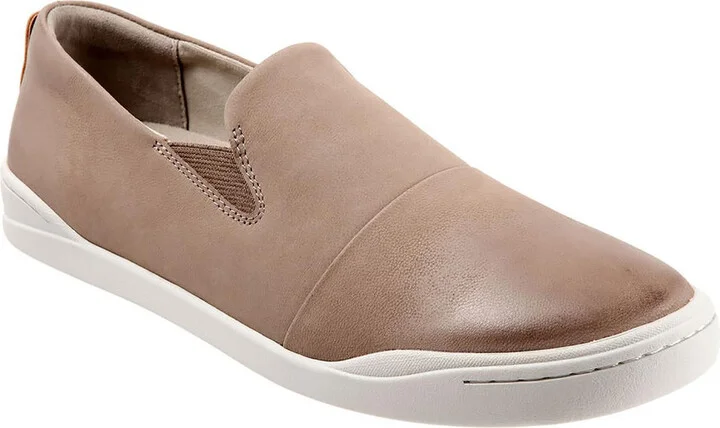 Alexandria Womens Leather Slip On Fashion Loafers
