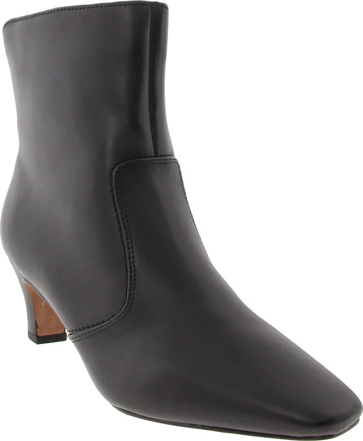 Alexandria Womens Suede Square Toe Booties