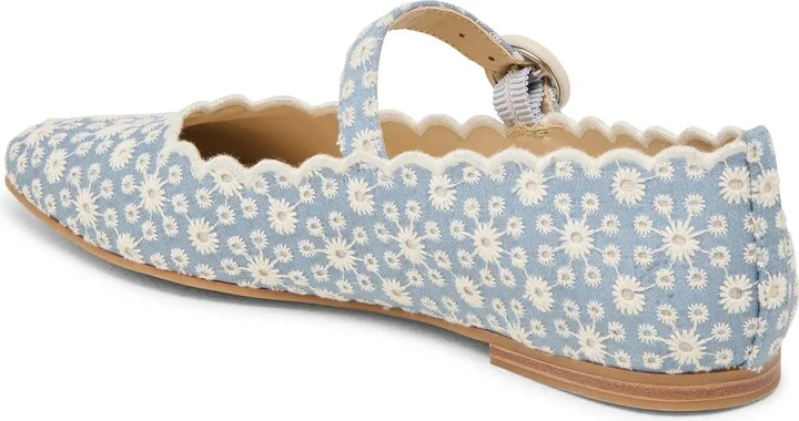 Alexie Laser Cut Mary Jane Flat - Image 9