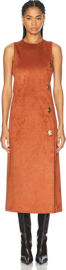 Alexis Kalita Midi Dress in Cognac - Image 2