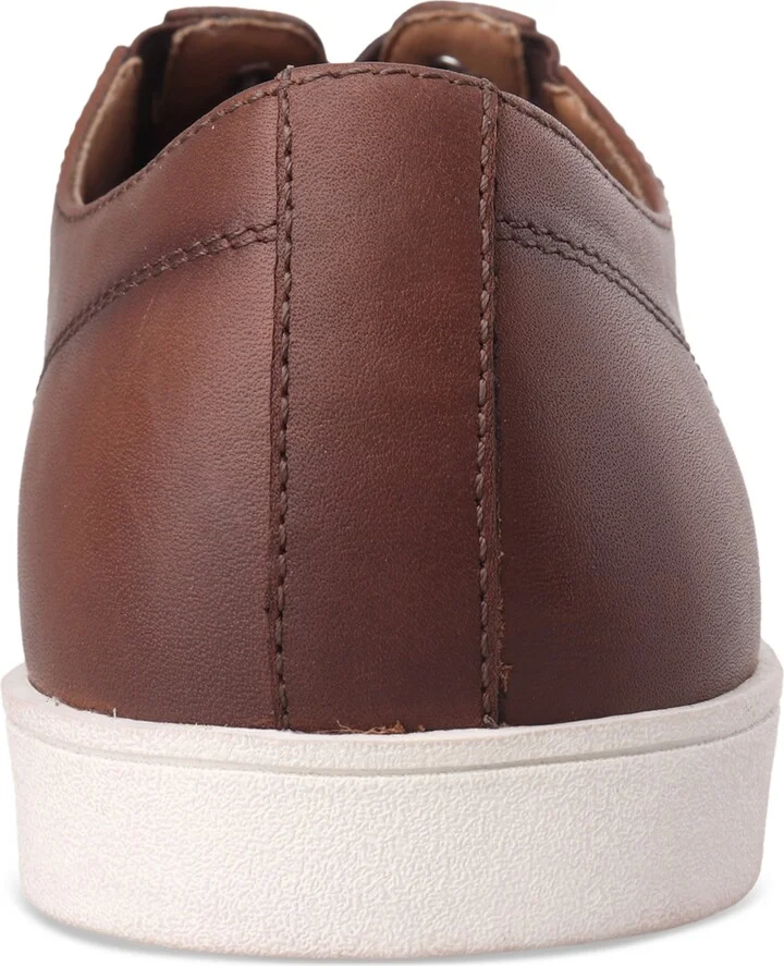 Alfani Men's Callowayy Leather Lace-Up Cap-Toe Sneakers, Exclusively at Macy's - Image 3
