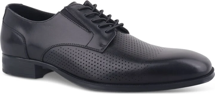 Alfani Men's Flynne Alfa-Tech Perforated Leather Dress Shoes, Exclusively at Macy's