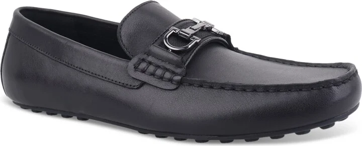 Alfani Men's Jasonn Leather Slip-On Bit Driving Loafers, Exclusively at Macy's