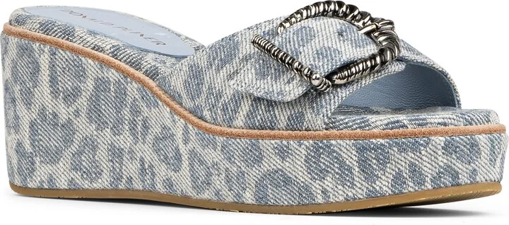 Alfee Platform Wedge Slide Sandal