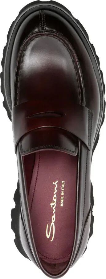 Alfie penny-slot leather loafers - Image 4