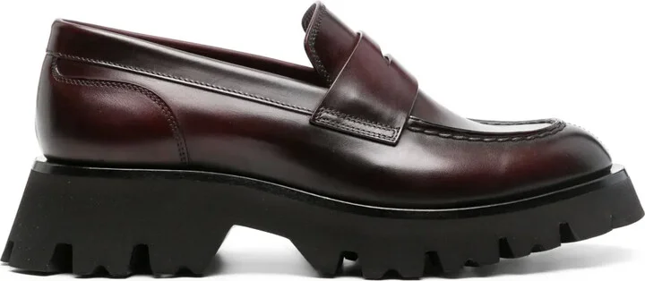 Alfie penny-slot leather loafers