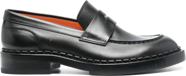 Alfie round-toe loafers