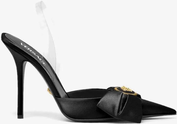 Alia 110 Slingback Satin Pumps