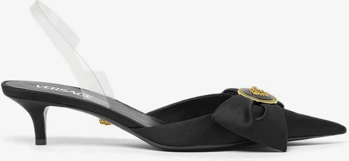 Alia 45 Slingback Satin Pumps