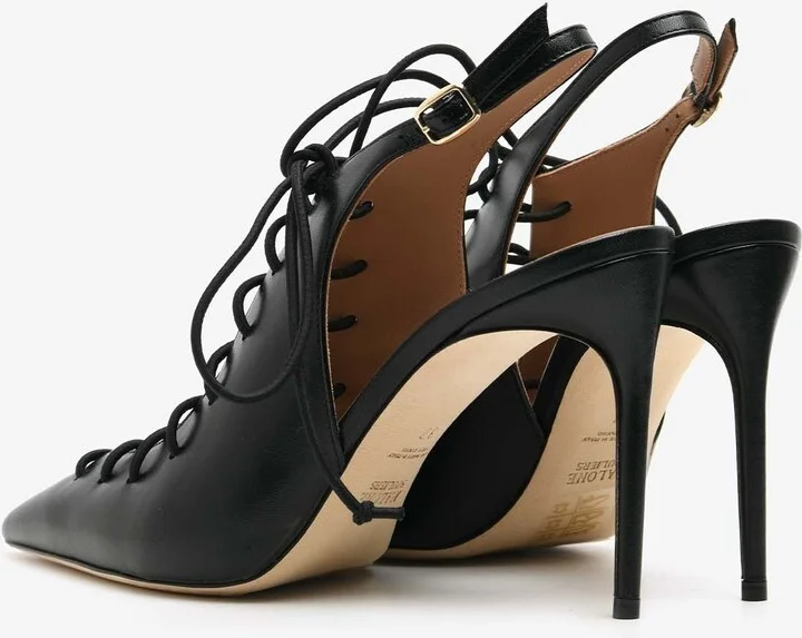 Alia 90 Slingback Pumps in Calf Leather - Image 2