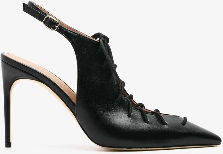 Alia 90 Slingback Pumps in Calf Leather