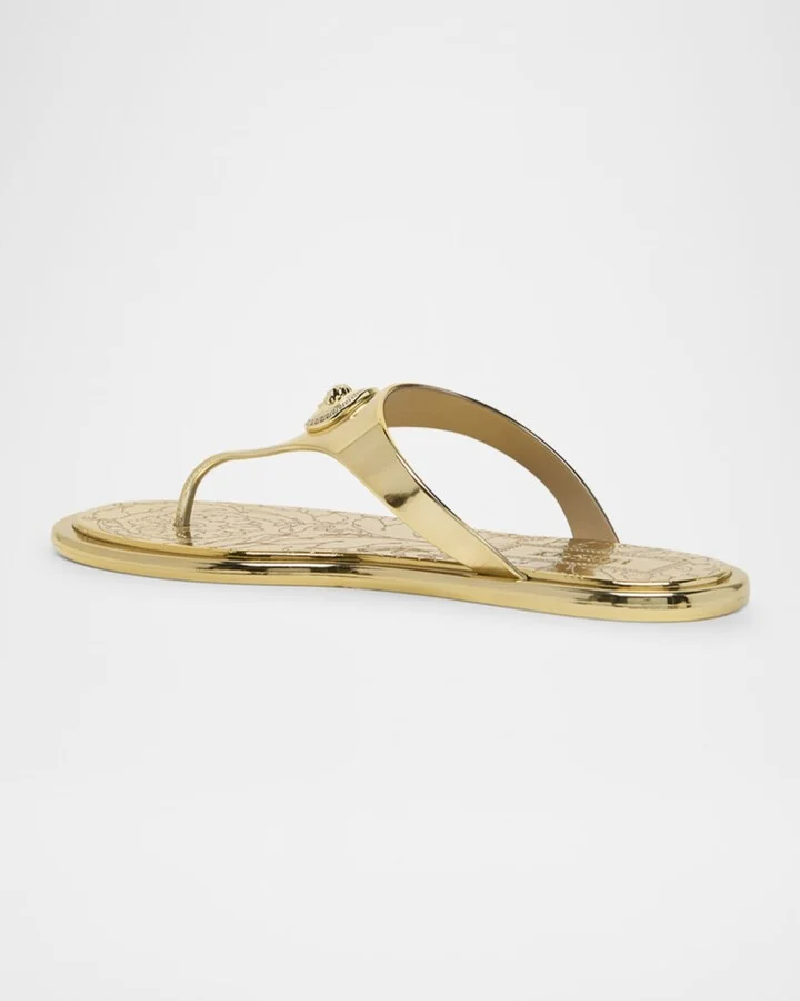 Alia Flat Laminated Rubber Slides - Image 6