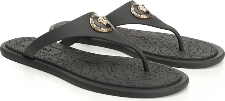 'alia' Flat Rubber Sandals - Image 2