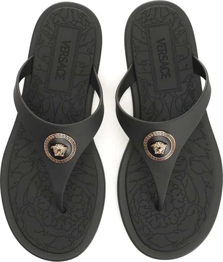 'alia' Flat Rubber Sandals - Image 5