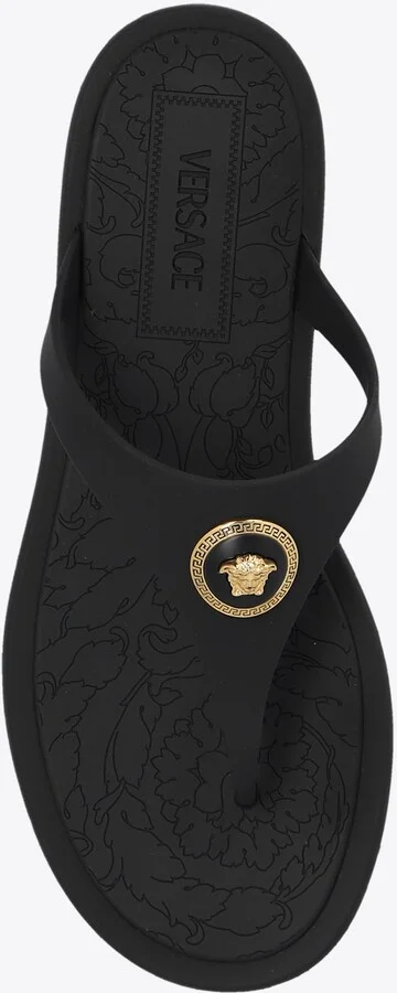 Alia Flat Rubber Thong Sandals - Image 3