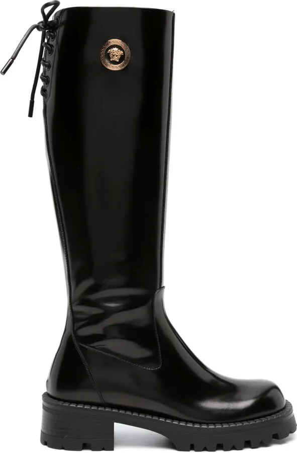 Alia leather knee-high boots