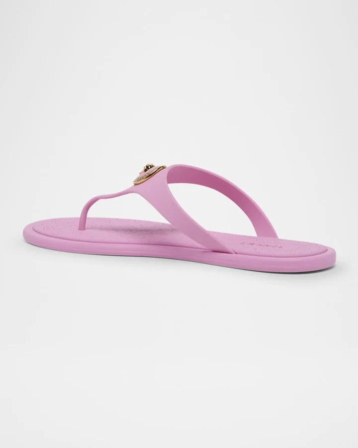 Alia Medusa Rubber Thong Sandals - Image 2