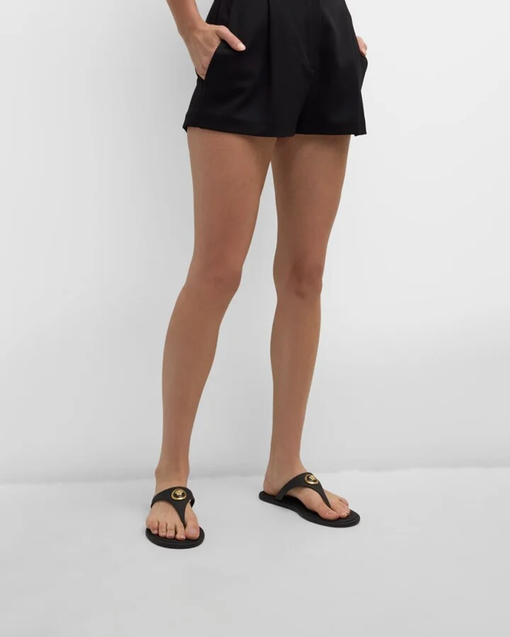 Alia Medusa Rubber Thong Sandals - Image 7
