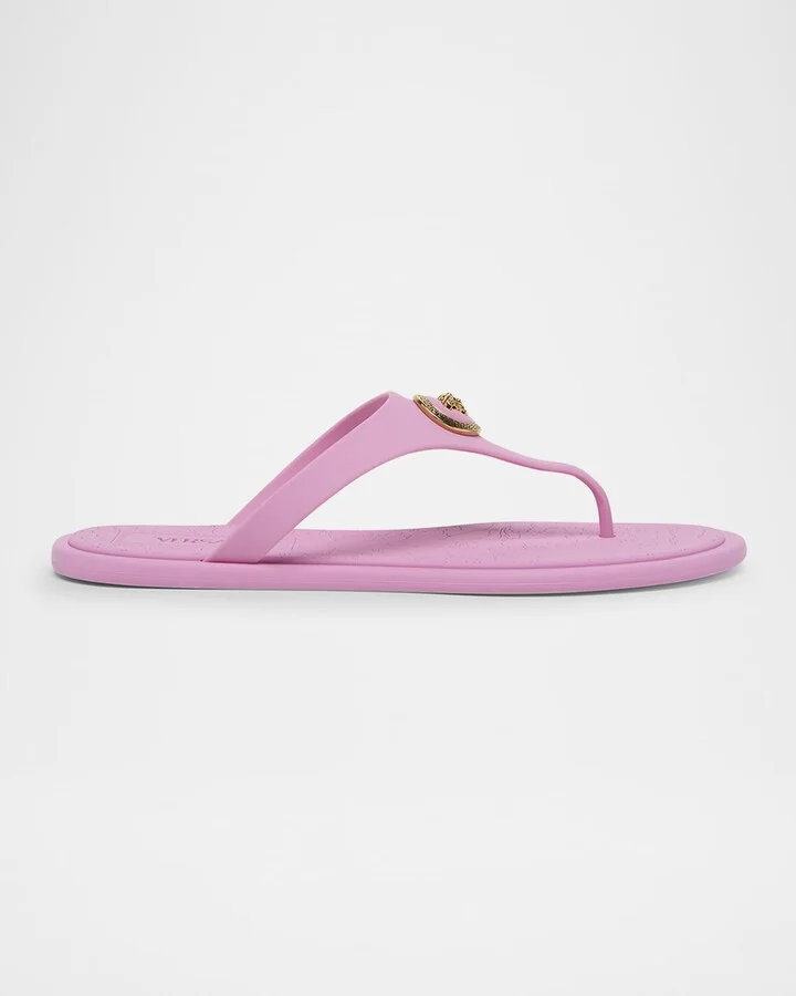 Alia Medusa Rubber Thong Sandals