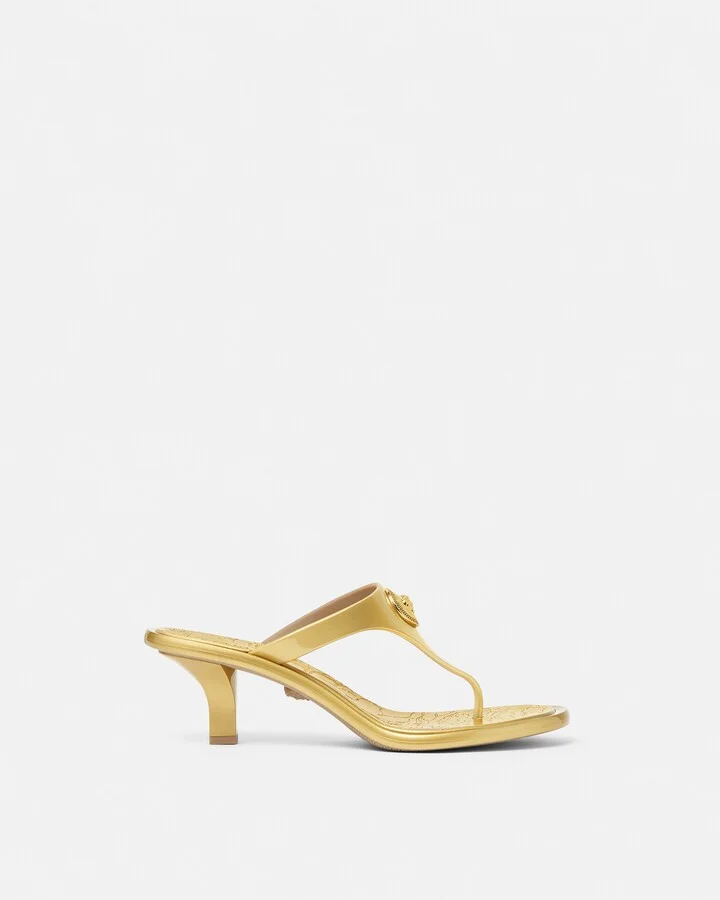 Alia Metallic Thong Sandals 55 mm