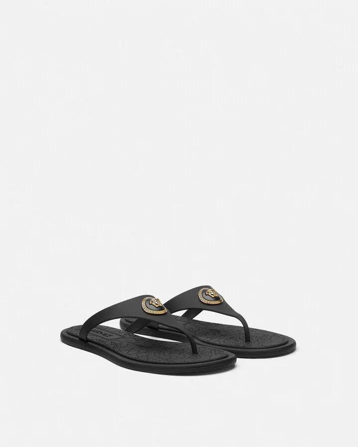 Alia Rubber Flat Sandals - Image 2