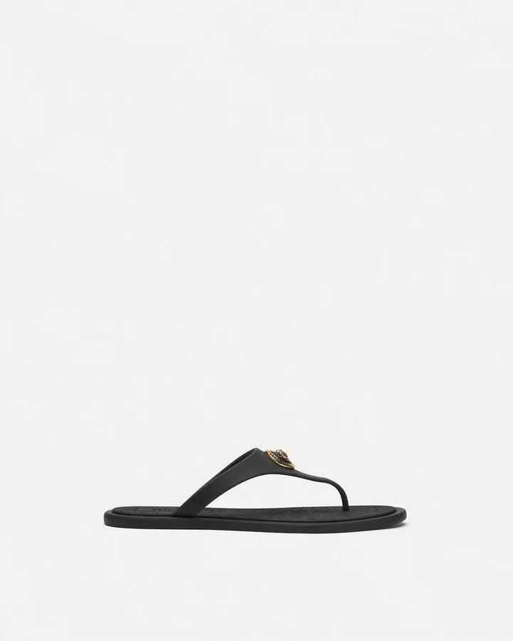 Alia Rubber Flat Sandals