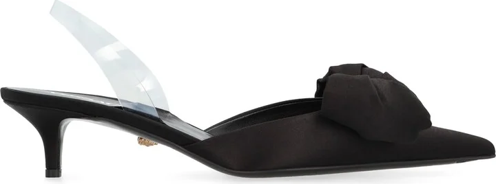 Alia Satin Slingback Pumps - Image 2