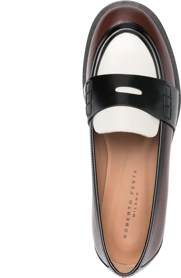 Aliah leather loafers - Image 4