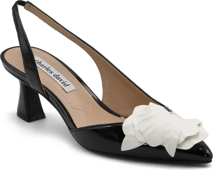 Alias Slingback Half d'Orsay Pointed Toe Pump