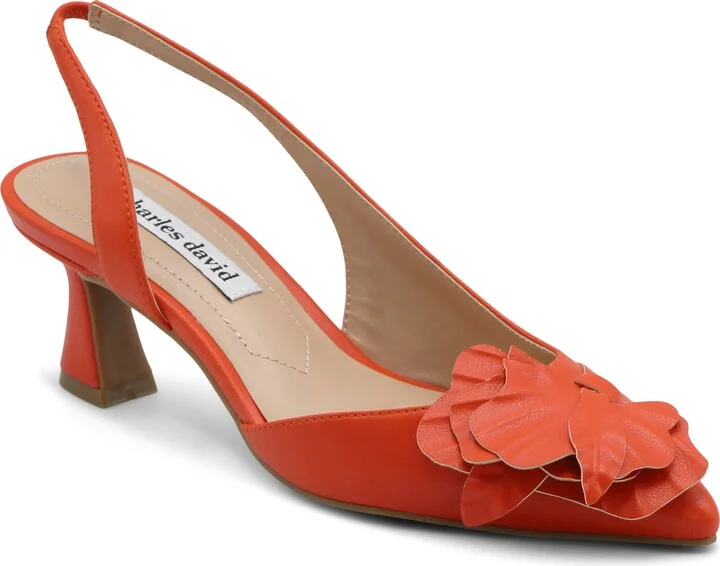 Alias Slingback Half d'Orsay Pointed Toe Pump