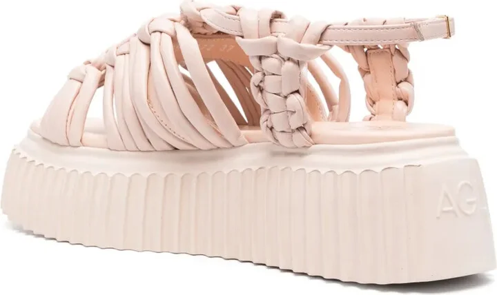 Alice leather platform sandals - Image 3