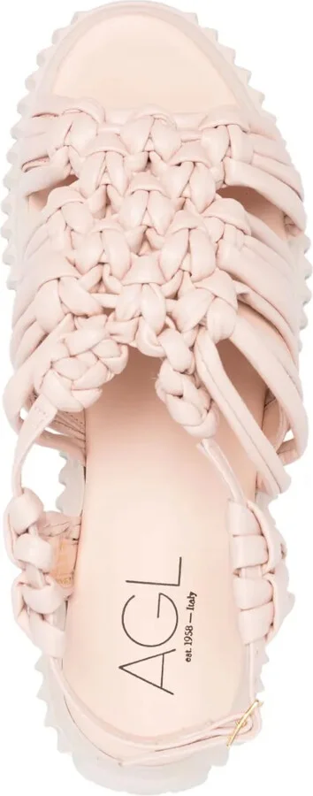 Alice leather platform sandals - Image 4