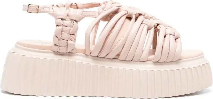 Alice leather platform sandals