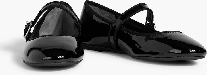 Alice patent-leather Mary Jane flats - Image 2