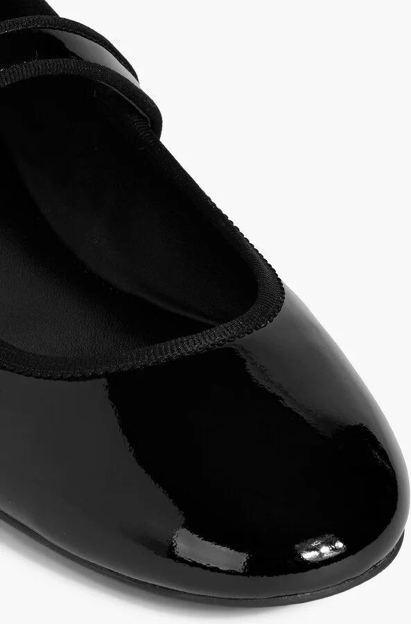 Alice patent-leather Mary Jane flats - Image 4