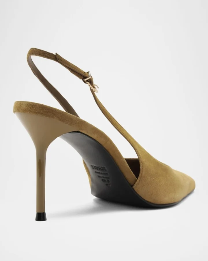 Alicia Suede Slingback Pumps - Image 2