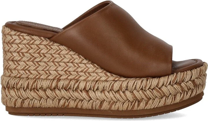 Alide Brown Wedge Sandal