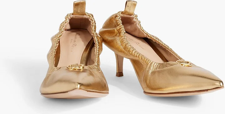Alina 55 metallic leather pumps - Image 2