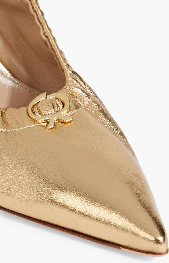 Alina 55 metallic leather pumps - Image 4