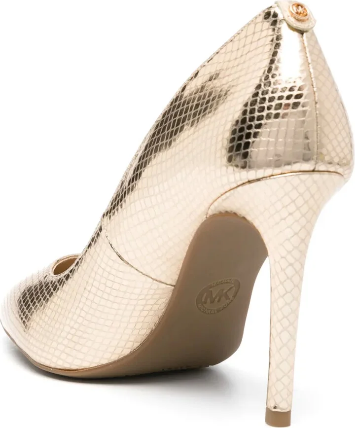 Alina 95mm leather pumps - Image 3