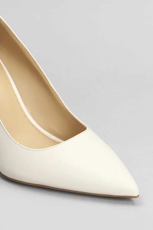 Alina Flex High Pump Pumps In Beige Leather - Image 5