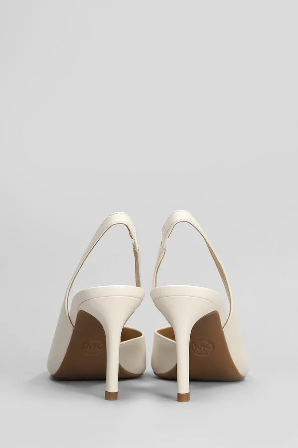 Alina Flex Sling Pum Pumps In Beige Leather - Image 4