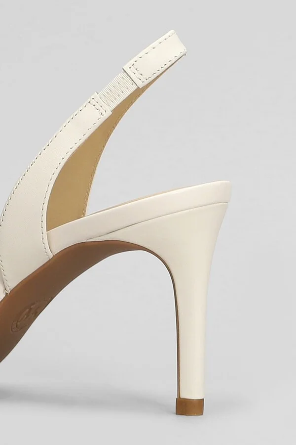 Alina Flex Sling Pum Pumps In Beige Leather - Image 5