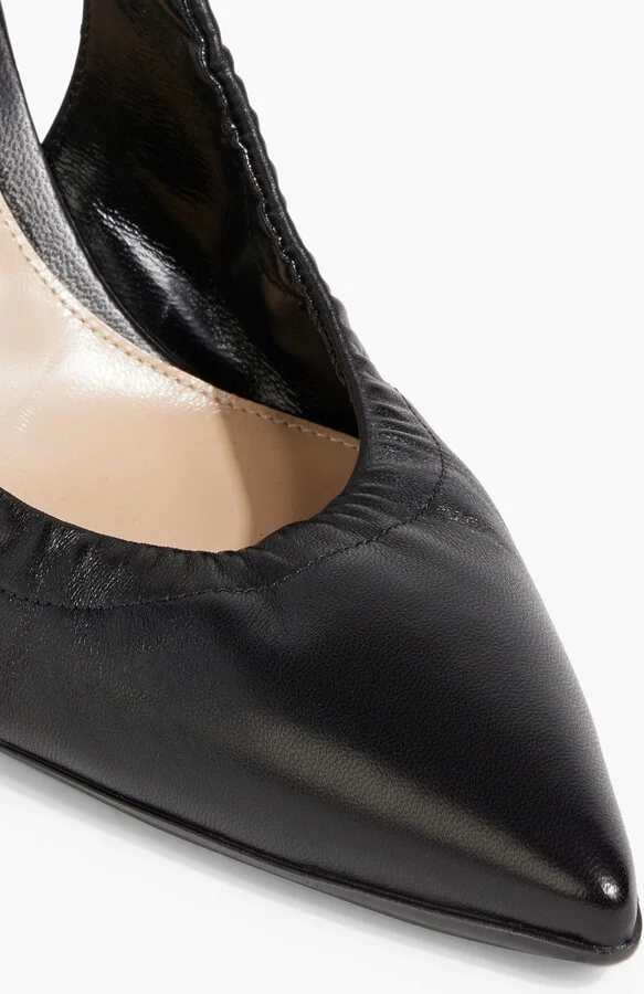 Alina leather slingback pumps - Image 4
