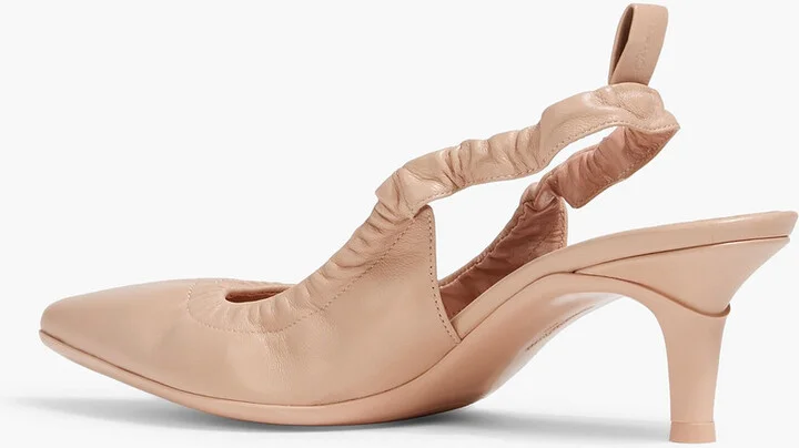 Alina leather slingback pumps - Image 6