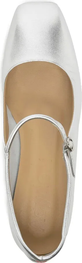 Aline 45mm metallic leather pumps - Image 4